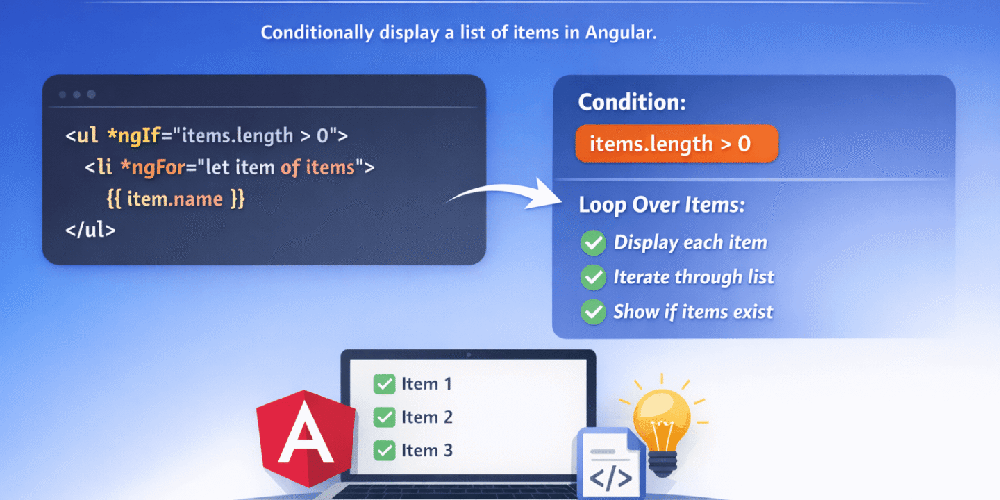 How To Use ngIf and ngFor On Same Element