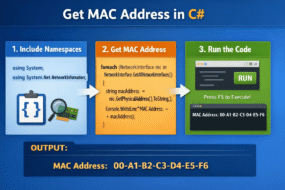 Get Mac Address On C#