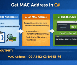 Get Mac Address On C#